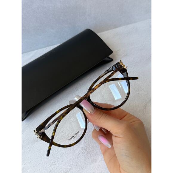 NEW Saint Laurent SLM48_A Optical Frames in Havana Brown main image 5